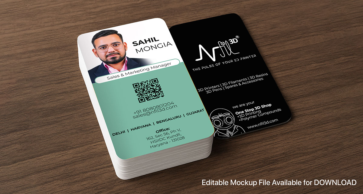 Completely Customizable Premium Mockups for Visiting Cards on Behance ...