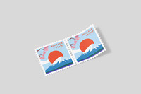 Square Postage Stamp