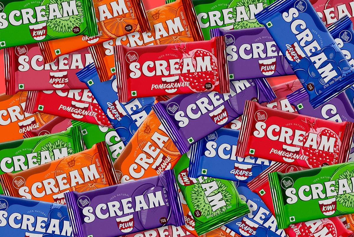 Icecream Brand Identity rendition image