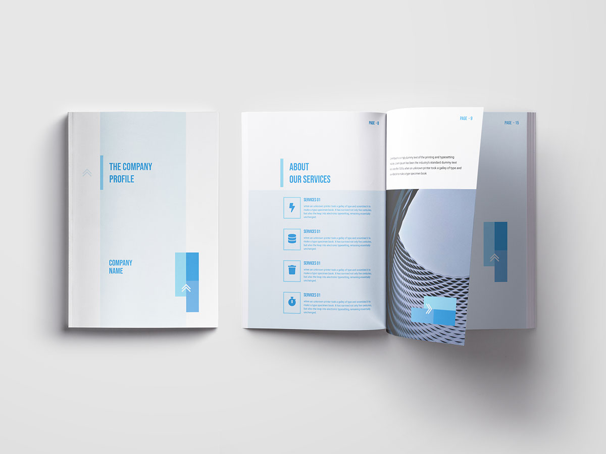 Minimal Company Profile Design on Behance :: Behance