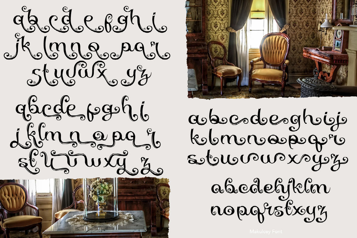 Makulcey Curly Script on Behance :: Behance