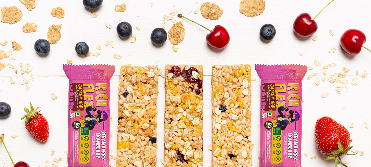 RichFlex Snack Bar Packaging rendition image