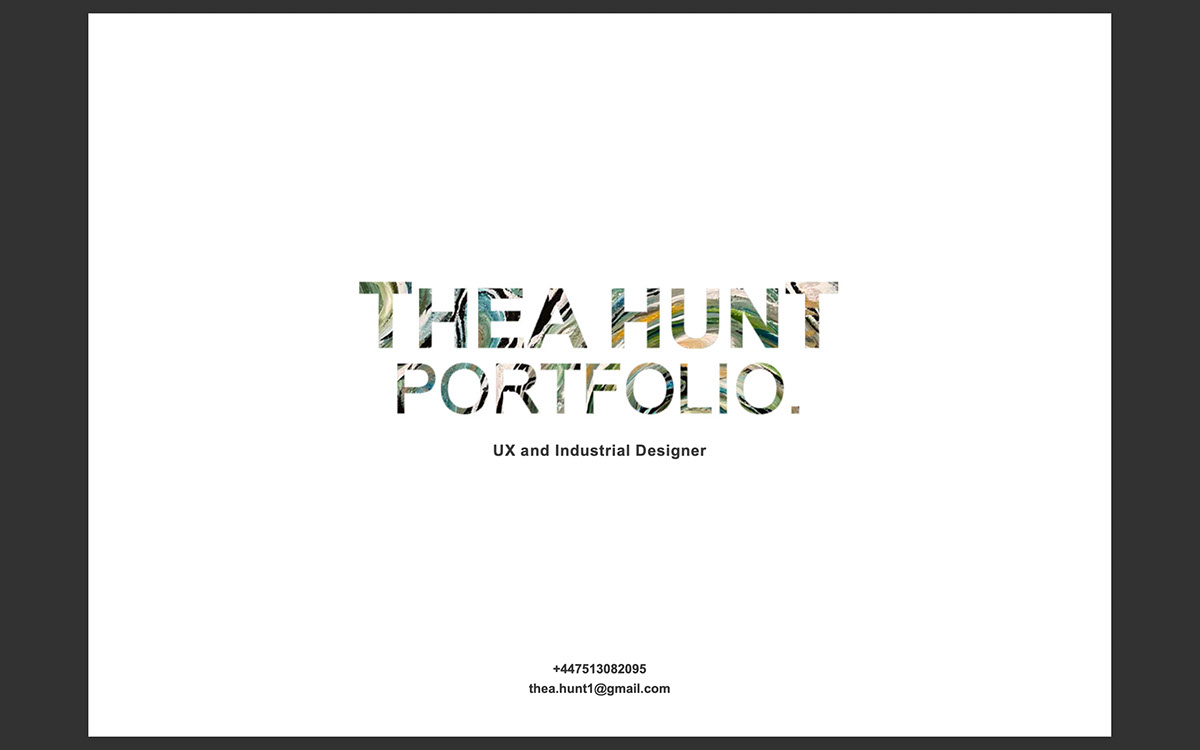 Thea Hunt Portfolio 2024 rendition image