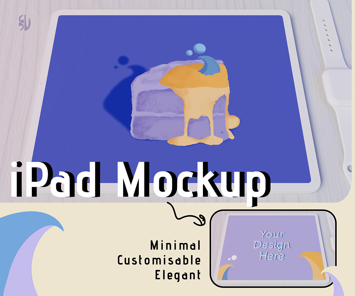 iPad Pro Mockup rendition image