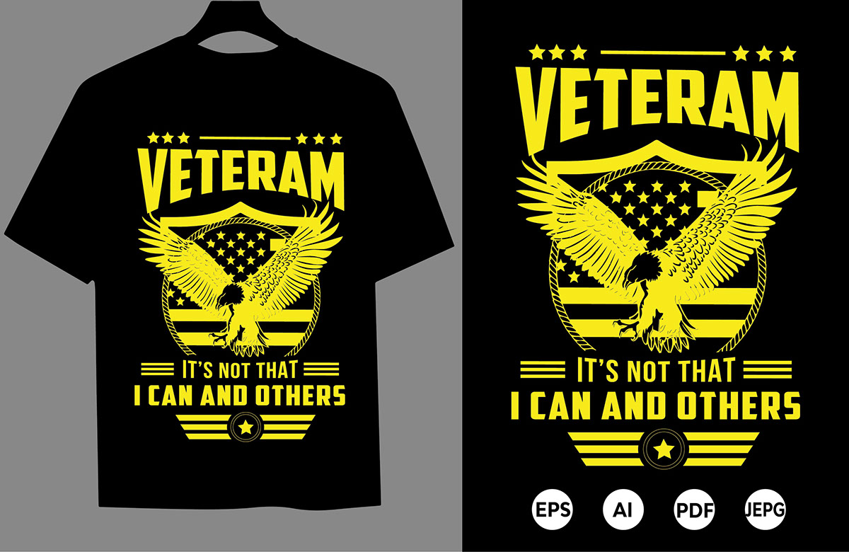 American Eagle t-shirt design rendition image
