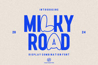 Milky Road Font Combination