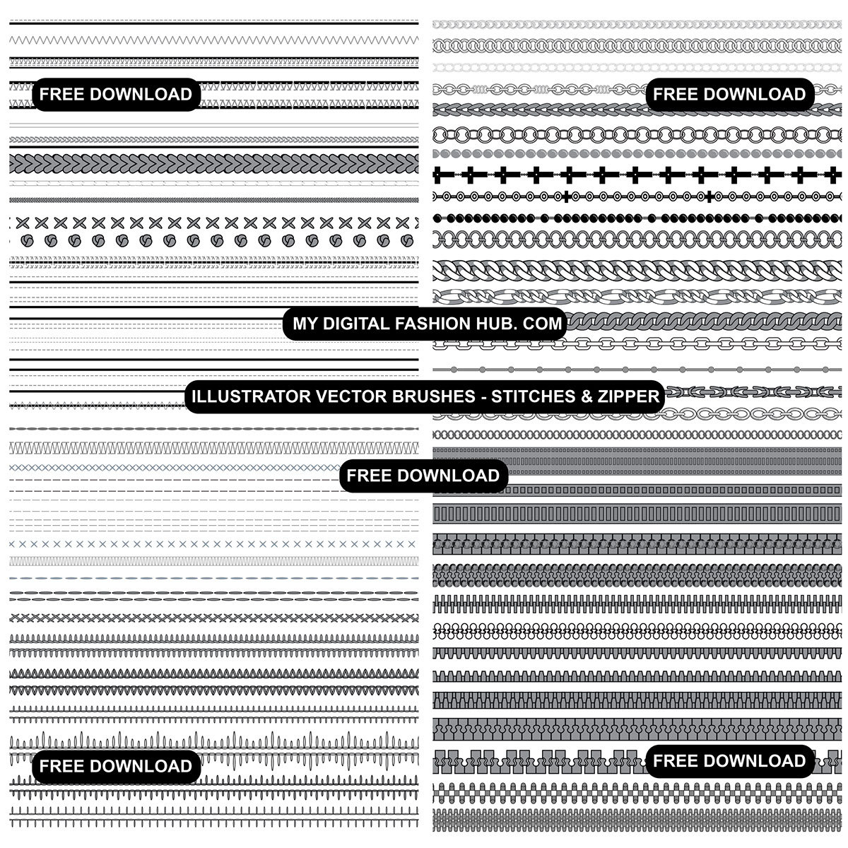 Chain Wrapping Vector Free Download Chain Zipper Vector on Behance :: Behance