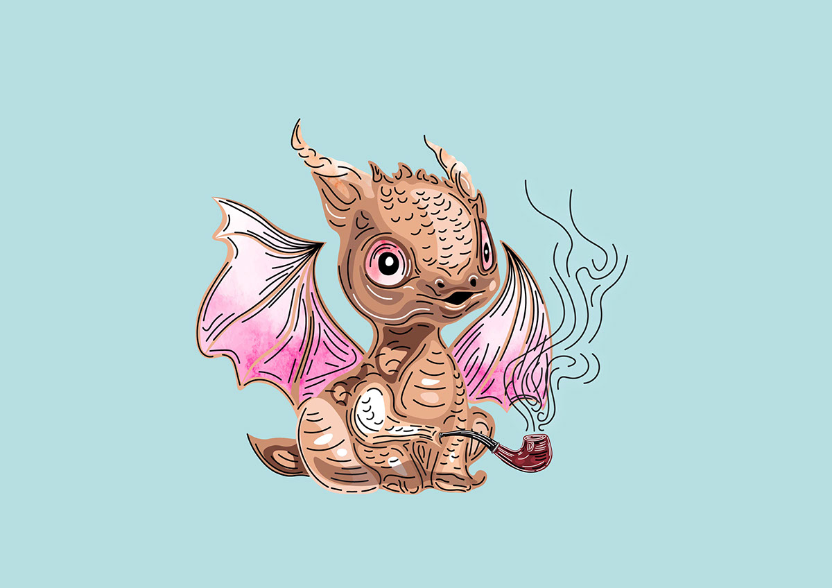 Stoned Dragon rendition image