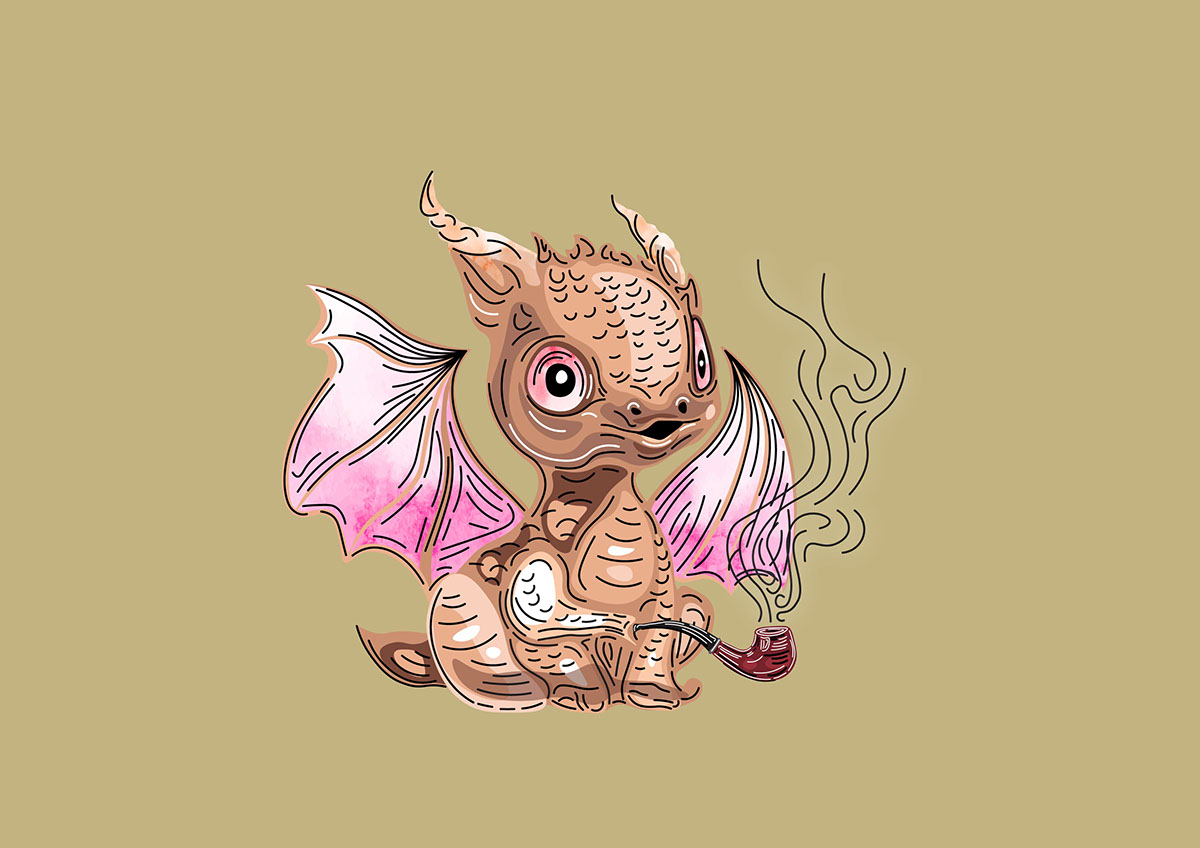 Stoned Dragon rendition image