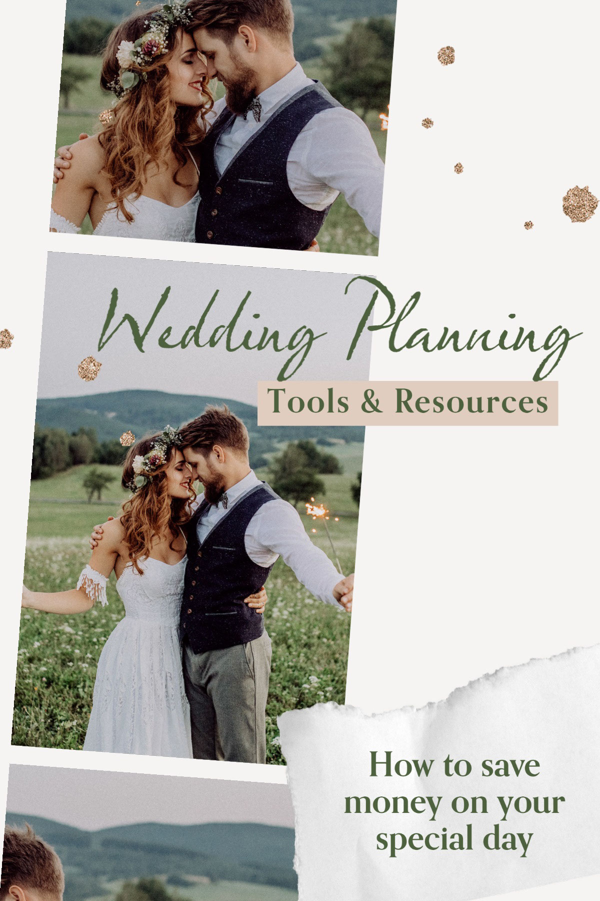 Green and White Wedding Planning Pinterest Post Wedding Planning Tools & Resources How to save money on your special day