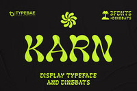 KARN - Display Typeface and Dingbats