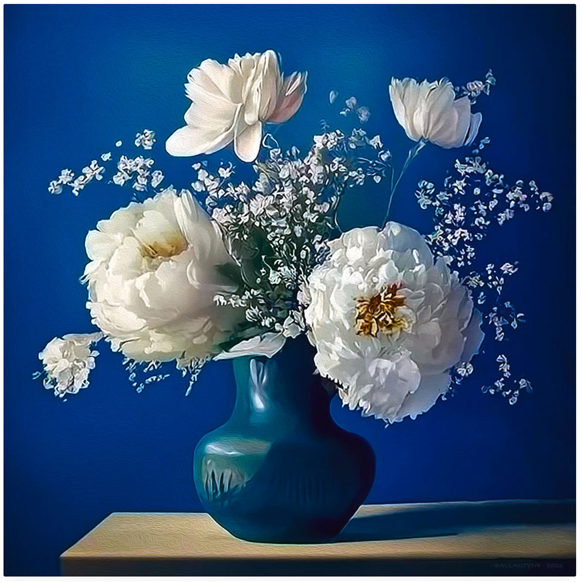 Blue Hour Bouquet 14 rendition image