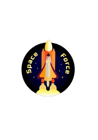 Standard Space Force Badge Yellow