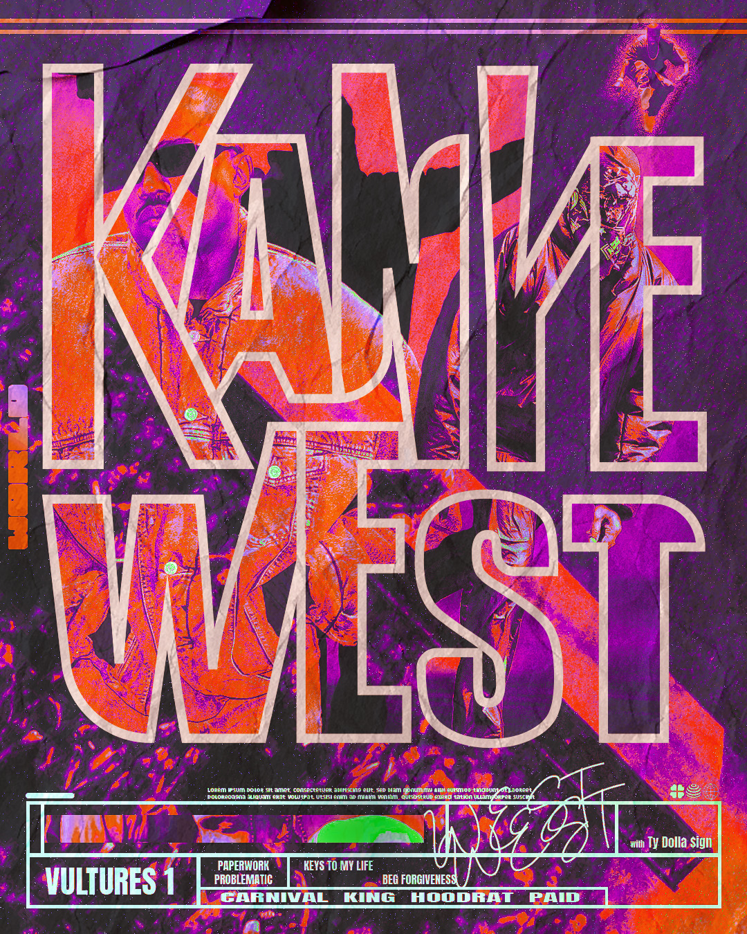 file of KANYE WEST rendition image