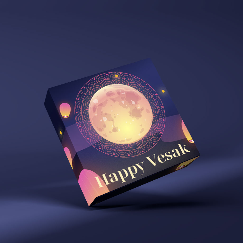 luna moon cake box rendition image