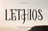 Lethiqs Serif Display Font