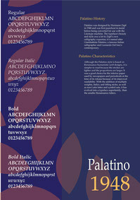 Palatino Typeface