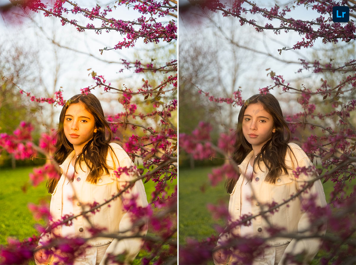 Spring portrait | Remix | Photoshop Lightroom