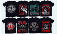 Fitness T shirt Design