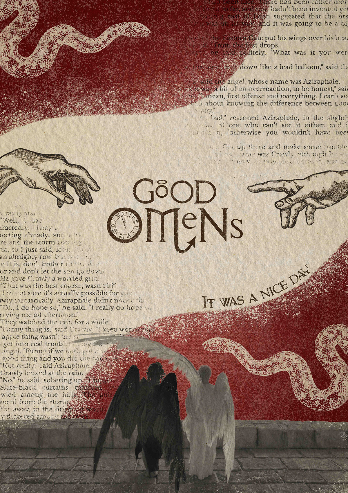 Good Omens Poster rendition image