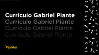Curriculo Gabriel Piante