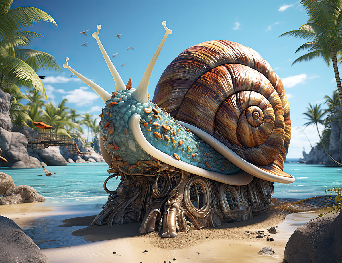 The Snail is a Very Mysterious Creature 2 rendition image