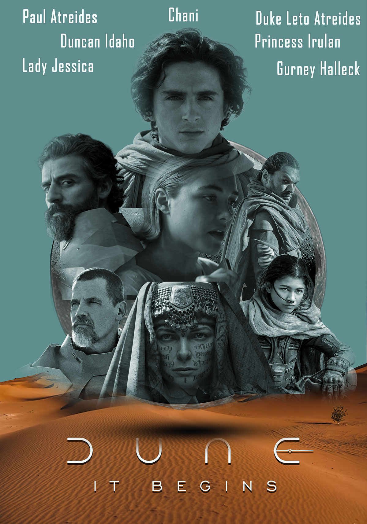 DUNE movie poster on Behance :: Behance