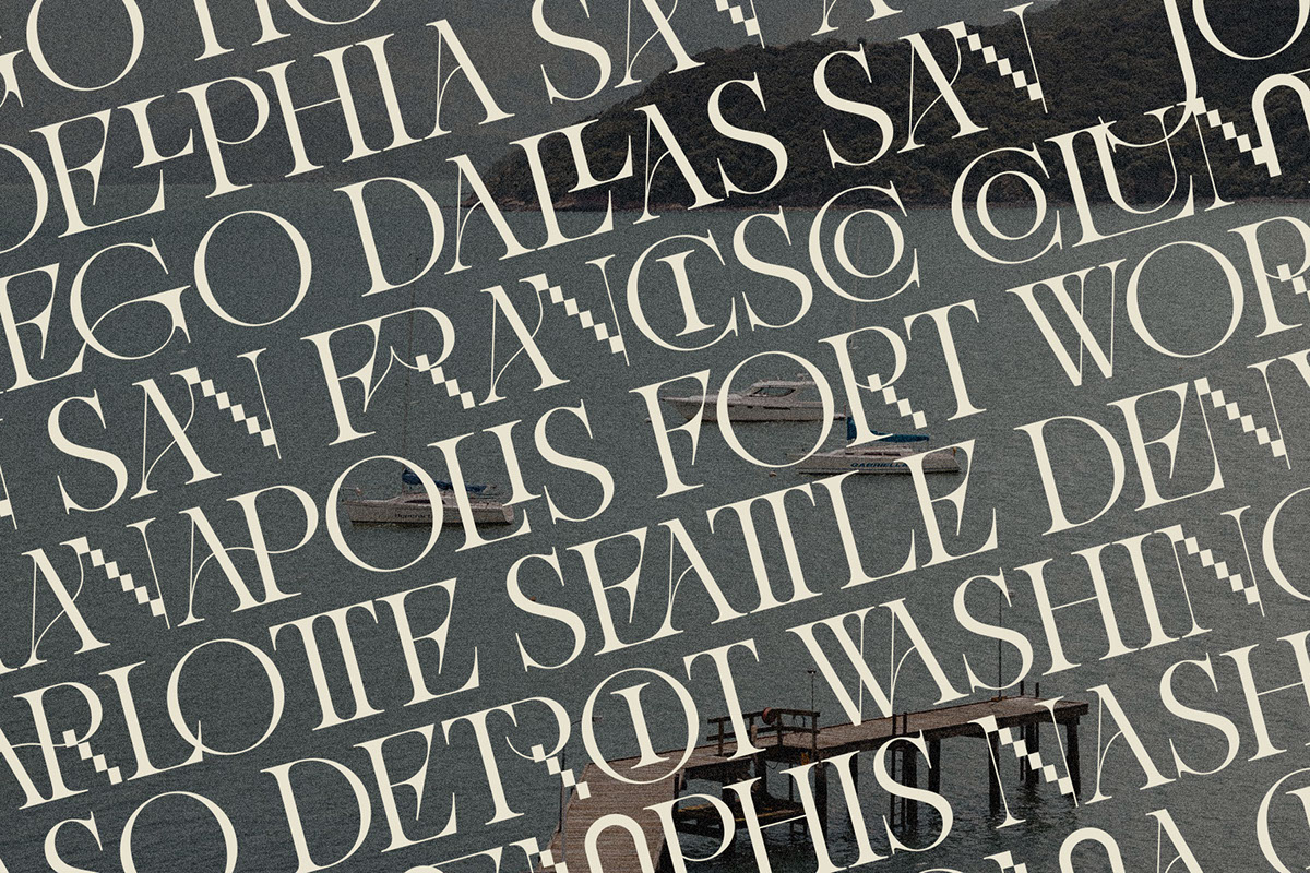 Amelie Fierce - Display Serif Font rendition image