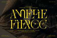 Amelie Fierce - Display Serif Font