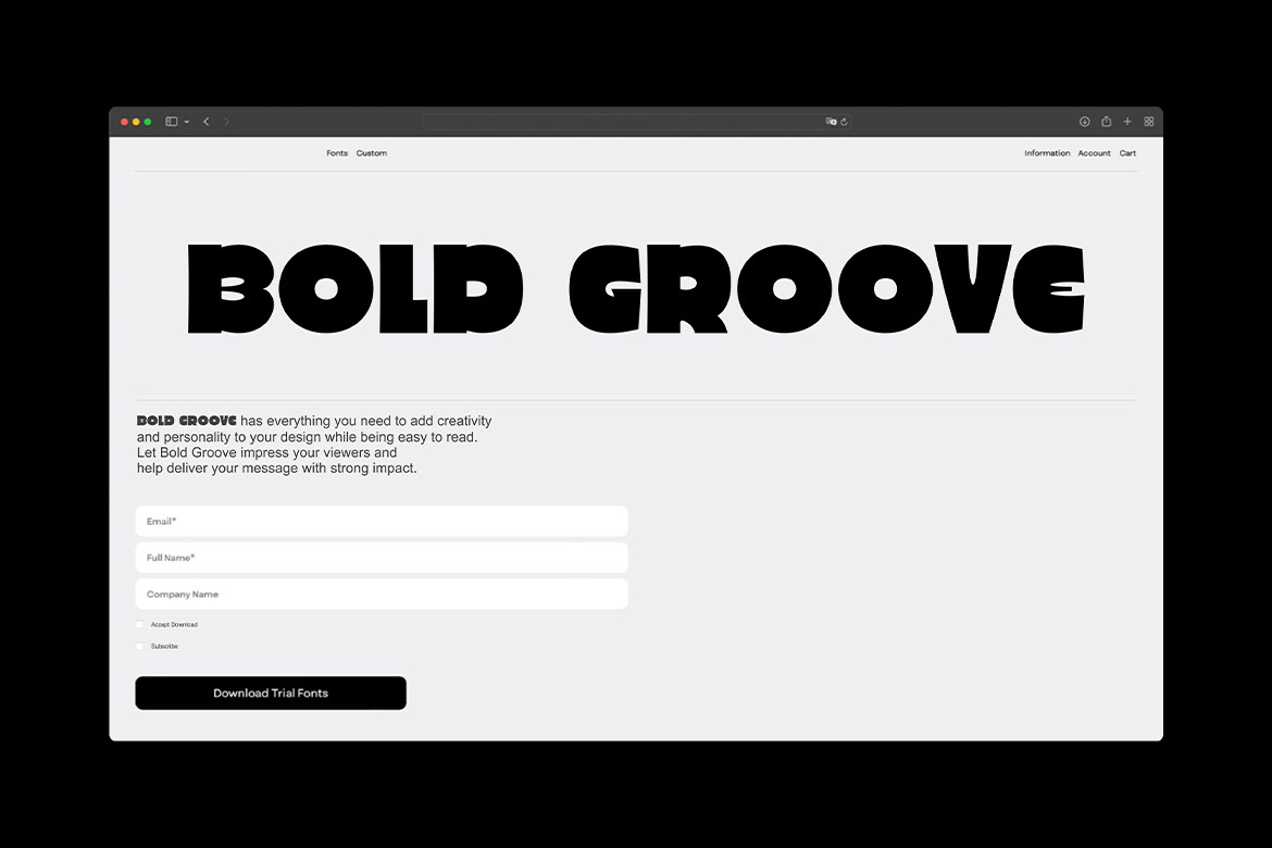 Bold Groove rendition image