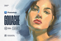 Photoshop Gouache Brushes Collection