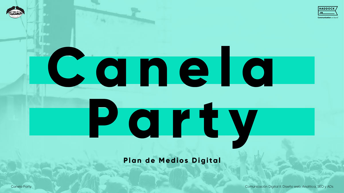 Plan de Medios Digitales Canela Party rendition image