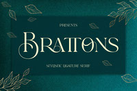 Brattons Font