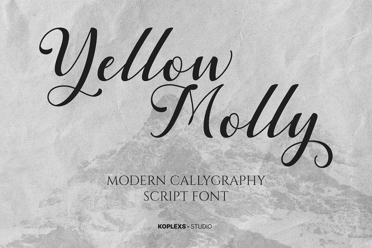 Yellow Molly rendition image