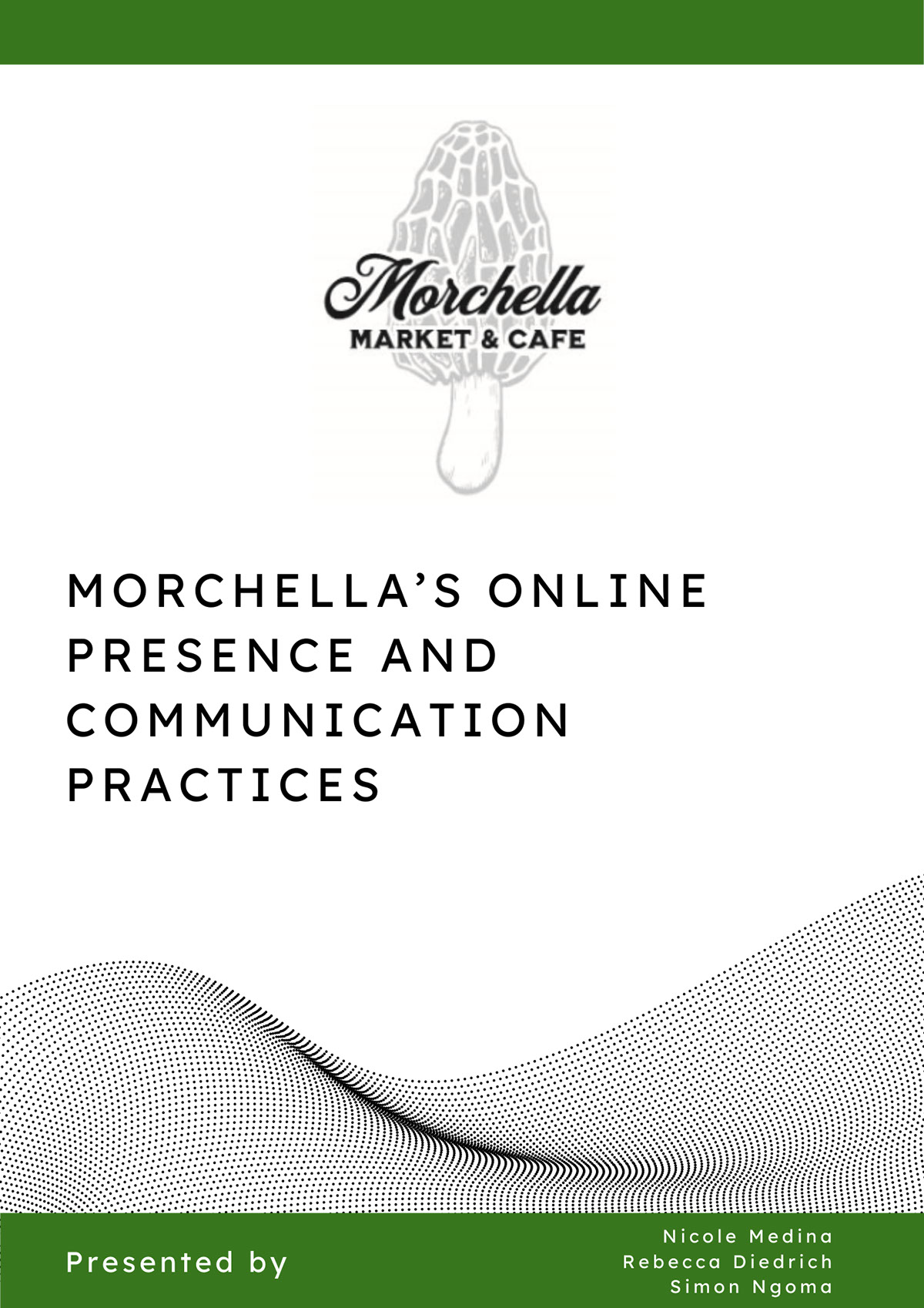 Relatorio de Praticas de Comunicacao e Presenca Digital do Morchella Market e Cafe rendition image