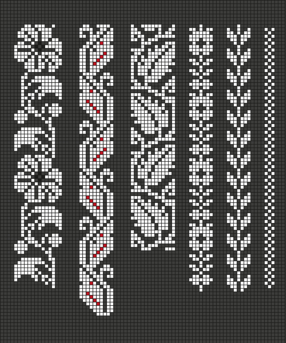 60 FREE Palestinian Embroidery elements rendition image