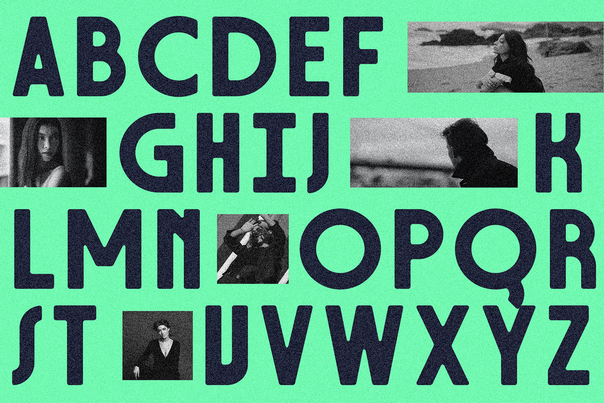 Collidge - Bold Ligature Rich Sans Serif Font rendition image