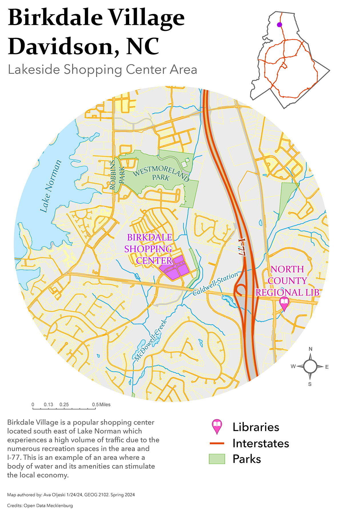 Birkdale-Davidson Map rendition image