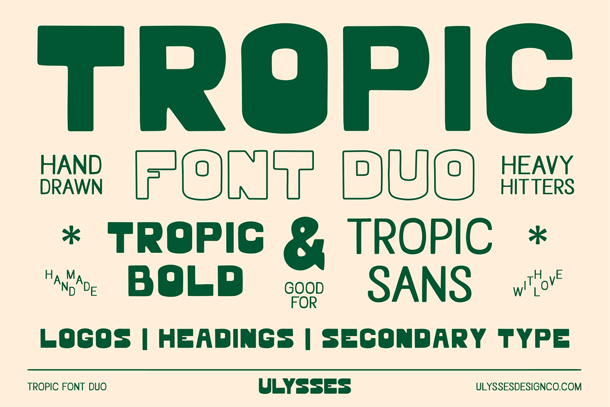 Tropic Font Duo rendition image