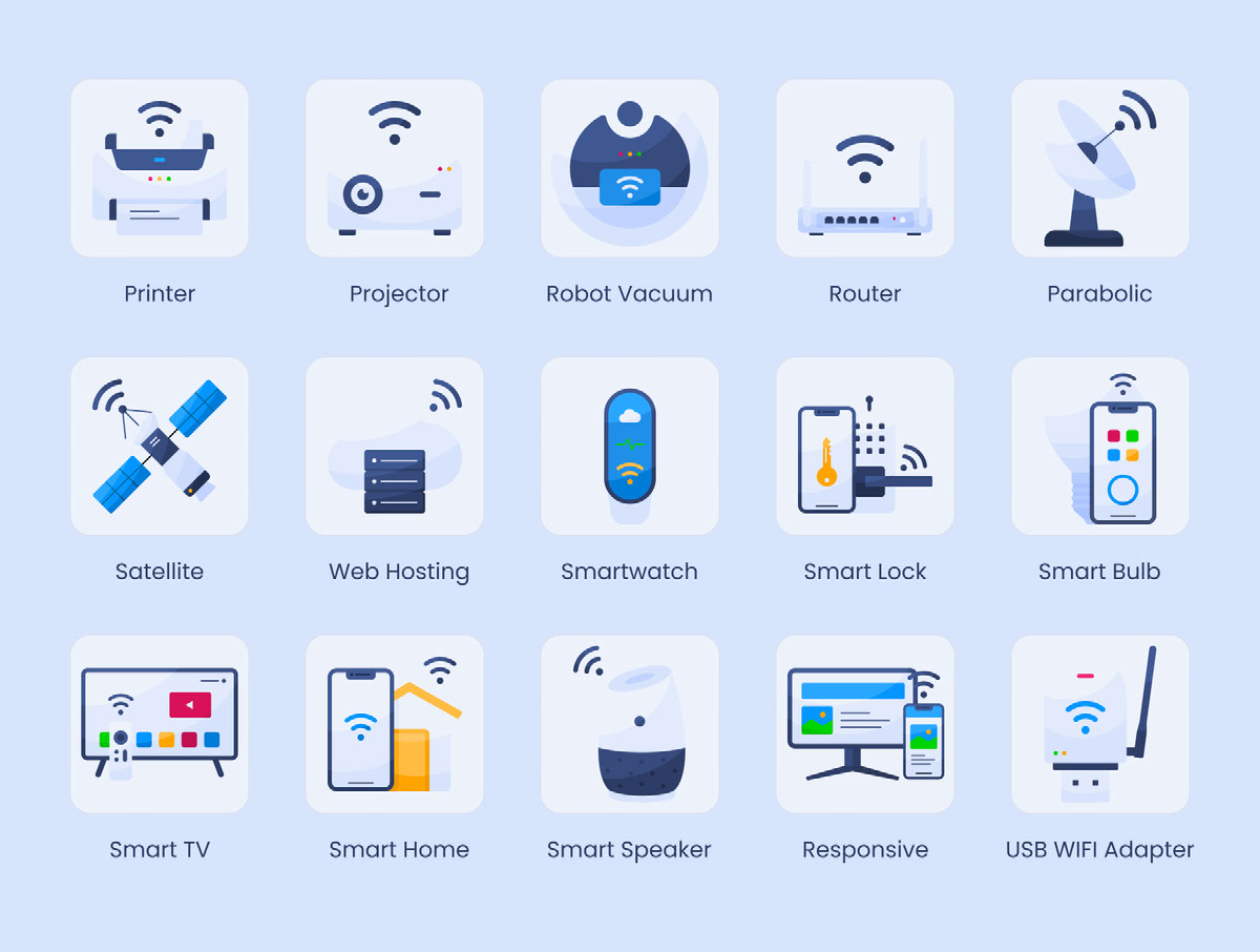 Internet of Things Icon Pack rendition image