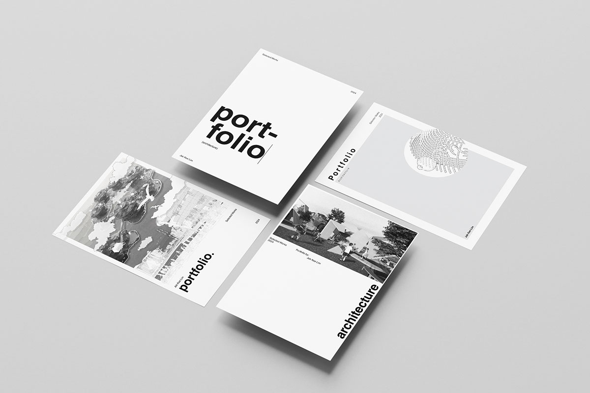 Portfolio Back Architecture Portfolio Cover Templates on Behance :: Behance