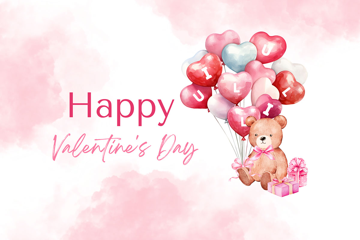 Cute Valentines Day Sublimation Clipart rendition image