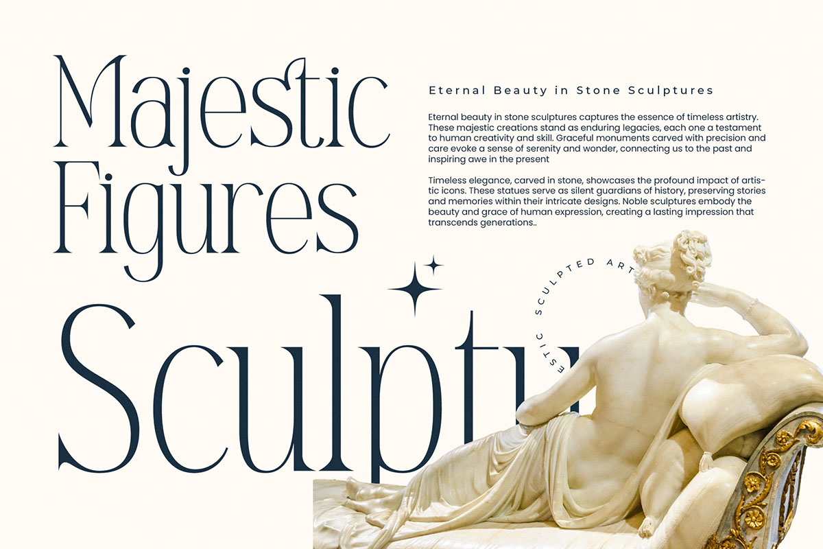 Mostlight - Modern Alternate Serif rendition image