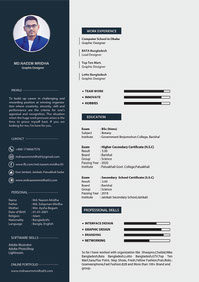 CV Resume Template :: Behance