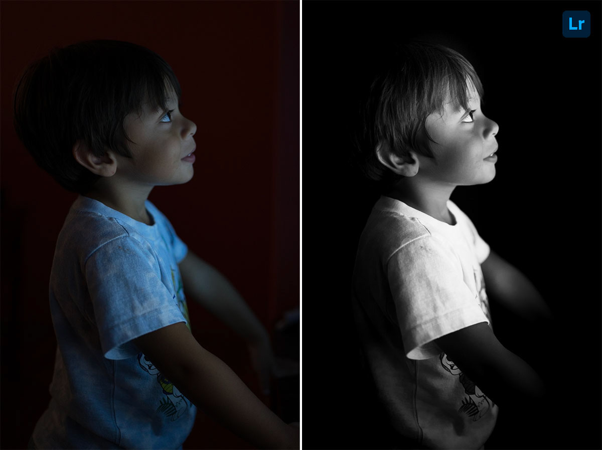 Black and white Remix Lightroom