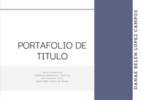 PORTAFOLIO DE TITULO - DANAE LOPEZ