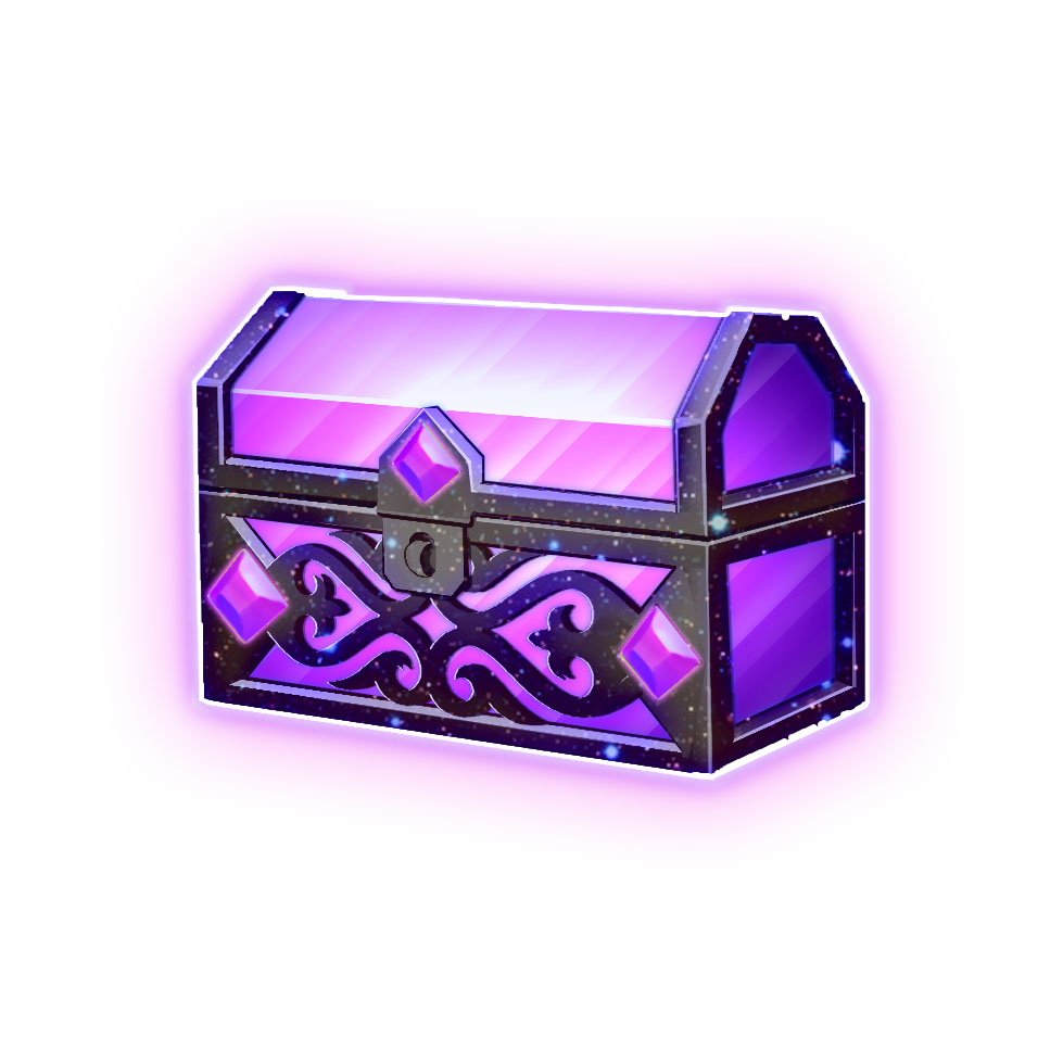 100 levels of reward chests for 2d game rendition image