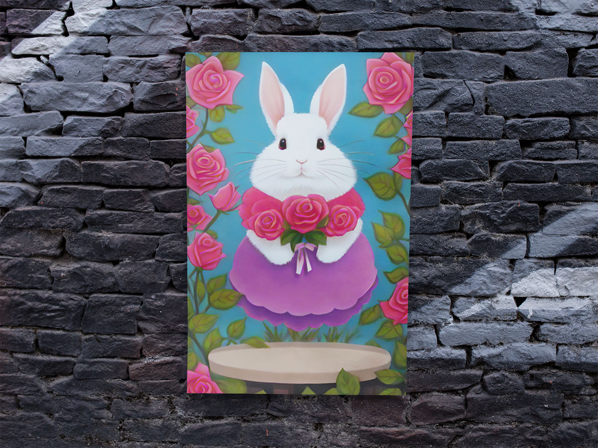 Dream Bunnys Favorite Roses rendition image