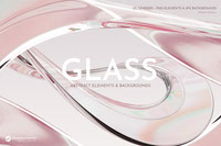 Abstract-Glass-3D-Elements