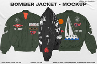 Bomber Jacket - Mockup (1 free) :: Behance